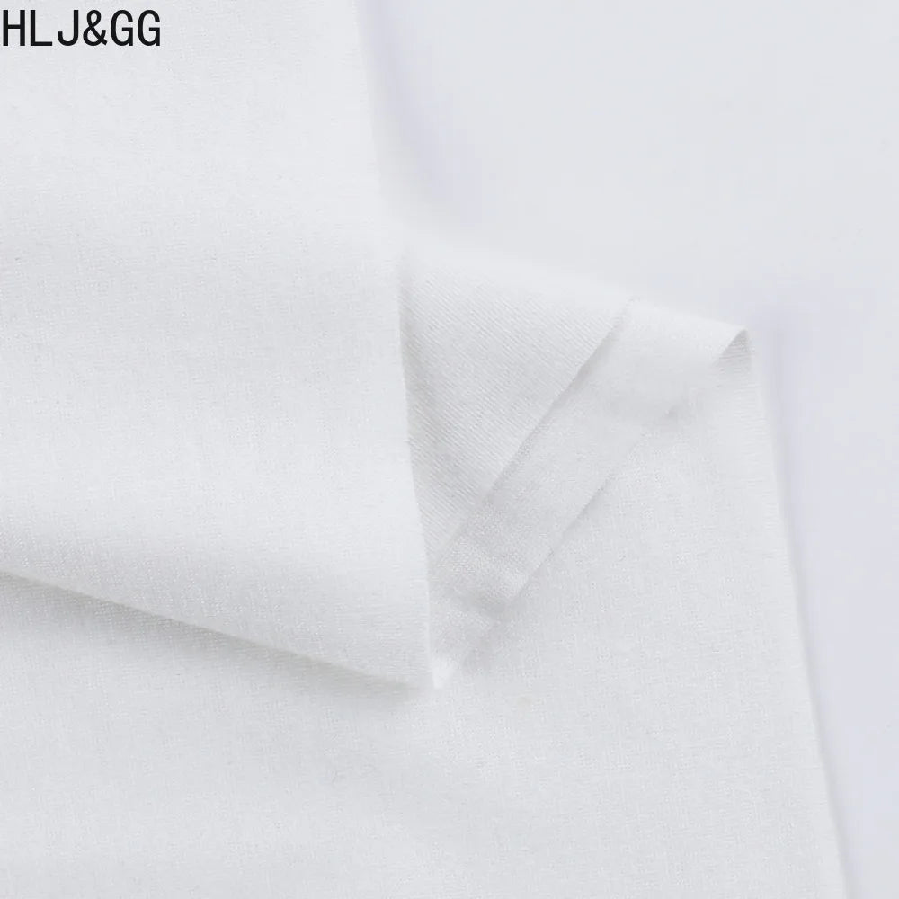 HLJ&GG Fashion Y2K Trend Streetwear Women Pattern Print Round Neck Sleeveless Slim Tops Summer New Female Matching Tshirts 2024
