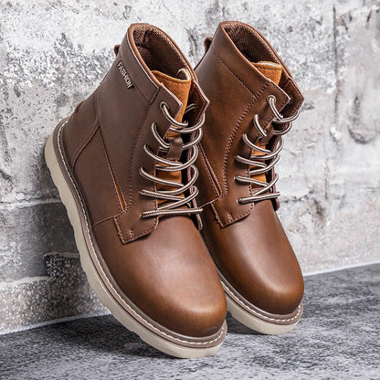 Big Size 47 48 New Designer Men Boots High Quality British Ankle Boots Real Leather Tooling Boots Autumn Desert Motorcycle Boots