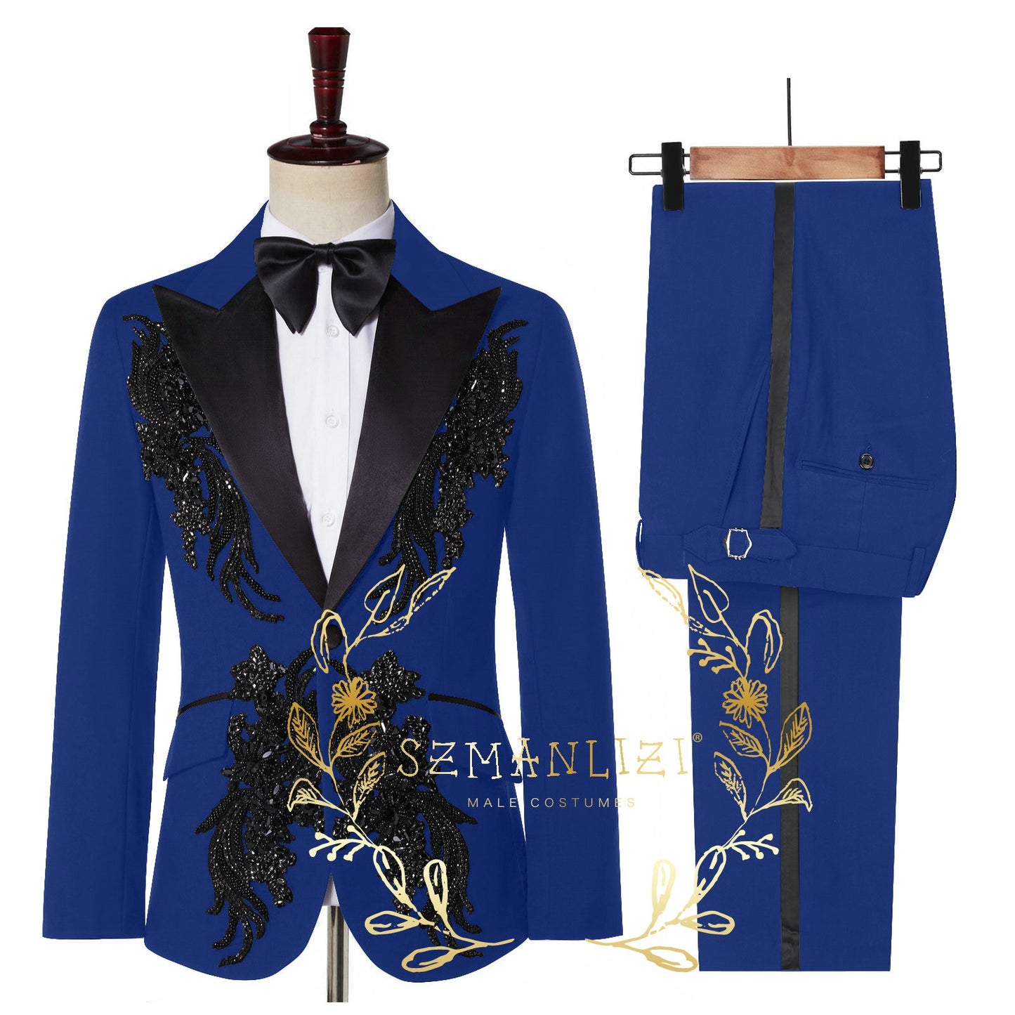 Costume Mariage Homme 2022 Real Photo Luxury Crystal Beading Suits For Men Groom Wedding Suit Prom Suits Tuxedo Blazer Homme