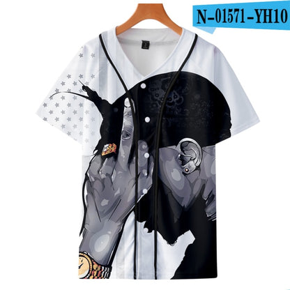 Men Women 3D Print Tupac 2pac T-shirt Short sleeve O-Neck Baseball shirt Hip Hop Swag harajuku Streetwear Design Baseball Jersey