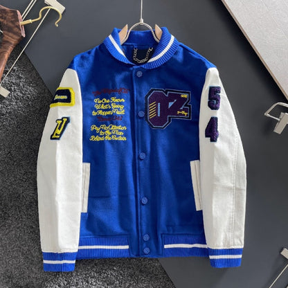 Men's Jacket Brand L Vintage Bomber Jacket Coats 1:1 Letter Embroidery Autumn Men Baseball Jackets Hip Hop Loose Varsity Jackets